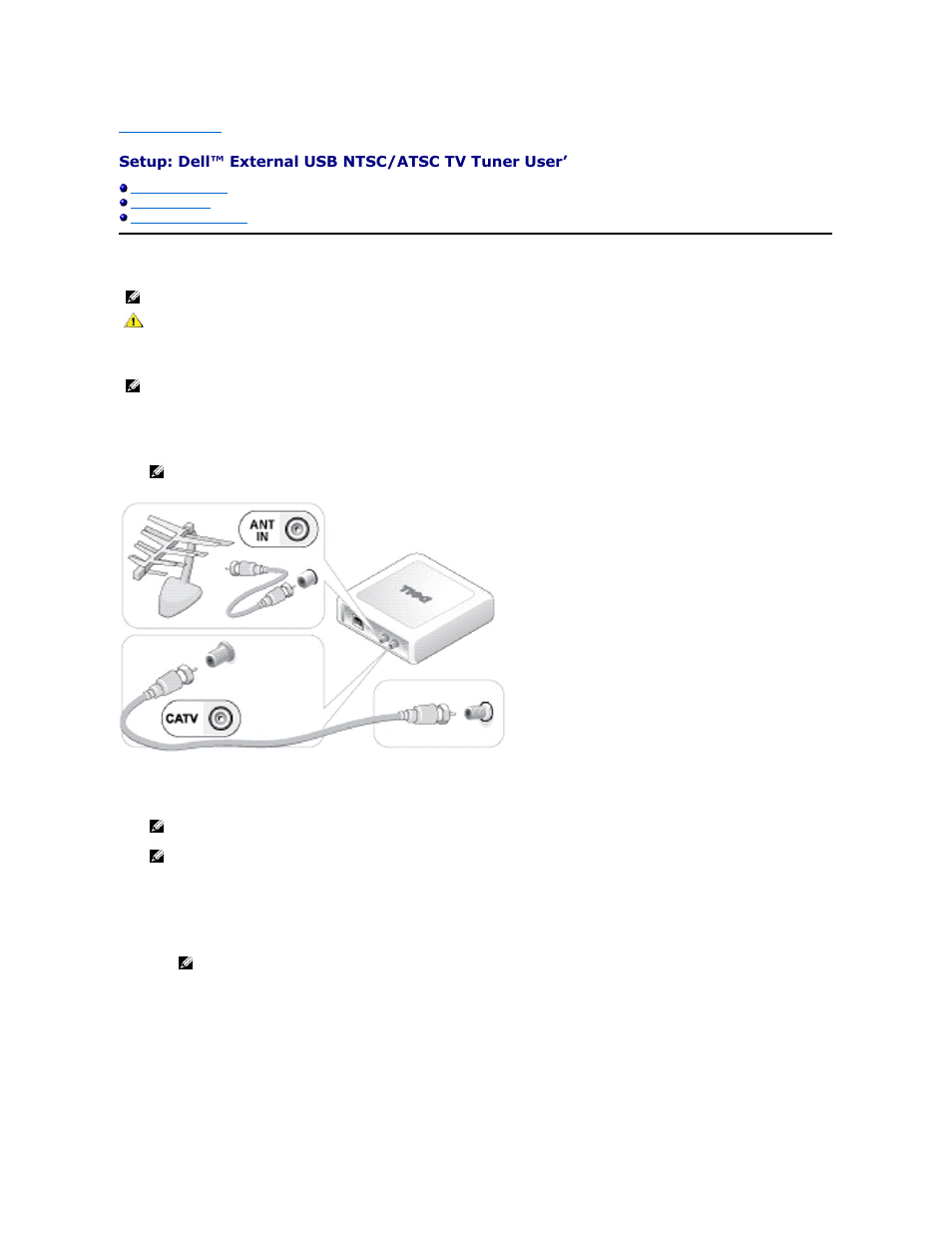 Hardware installation | Dell TV Tuner RATSC User Manual | Page 7 / 13