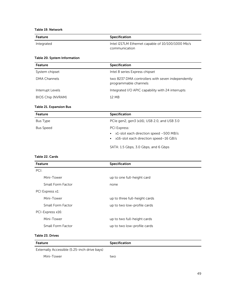 Dell OptiPlex 7020 (Mid 2014) User Manual | Page 49 / 54