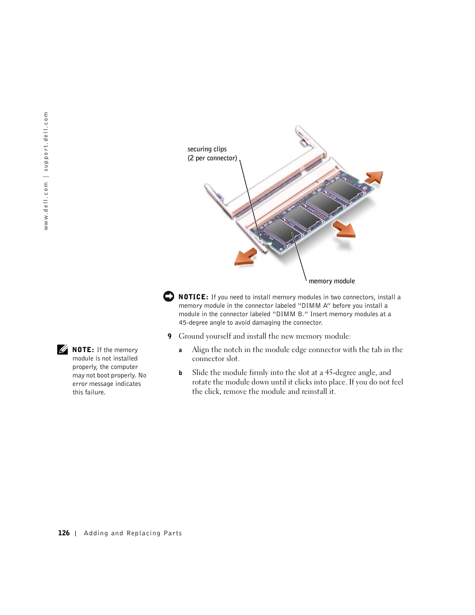 Dell Inspiron 8500 User Manual | Page 126 / 186