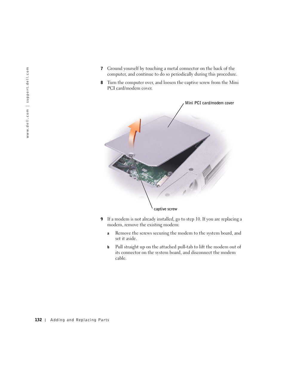 Dell Inspiron 8500 User Manual | Page 132 / 186