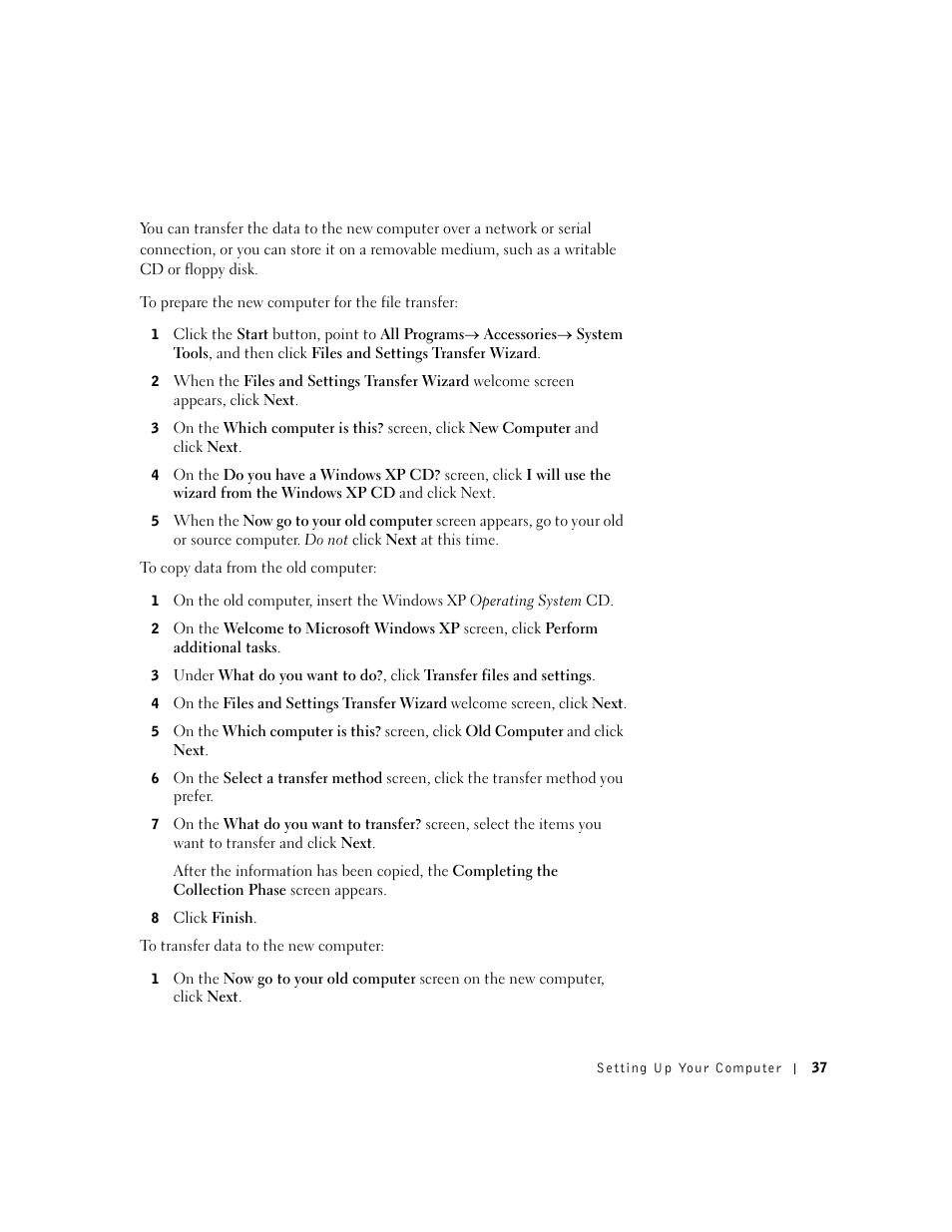 Dell Inspiron 8500 User Manual | Page 37 / 186