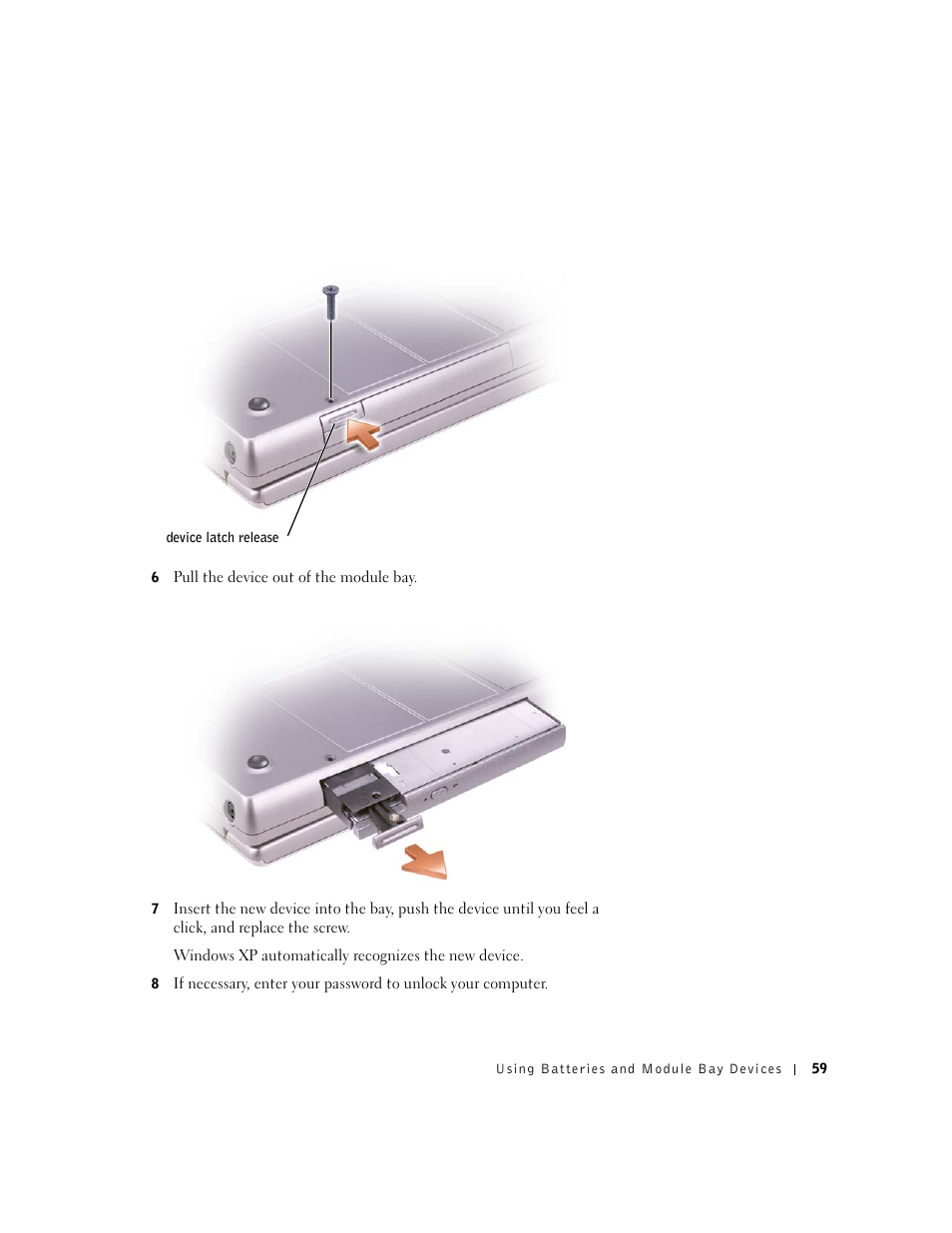Dell Inspiron 8500 User Manual | Page 59 / 186