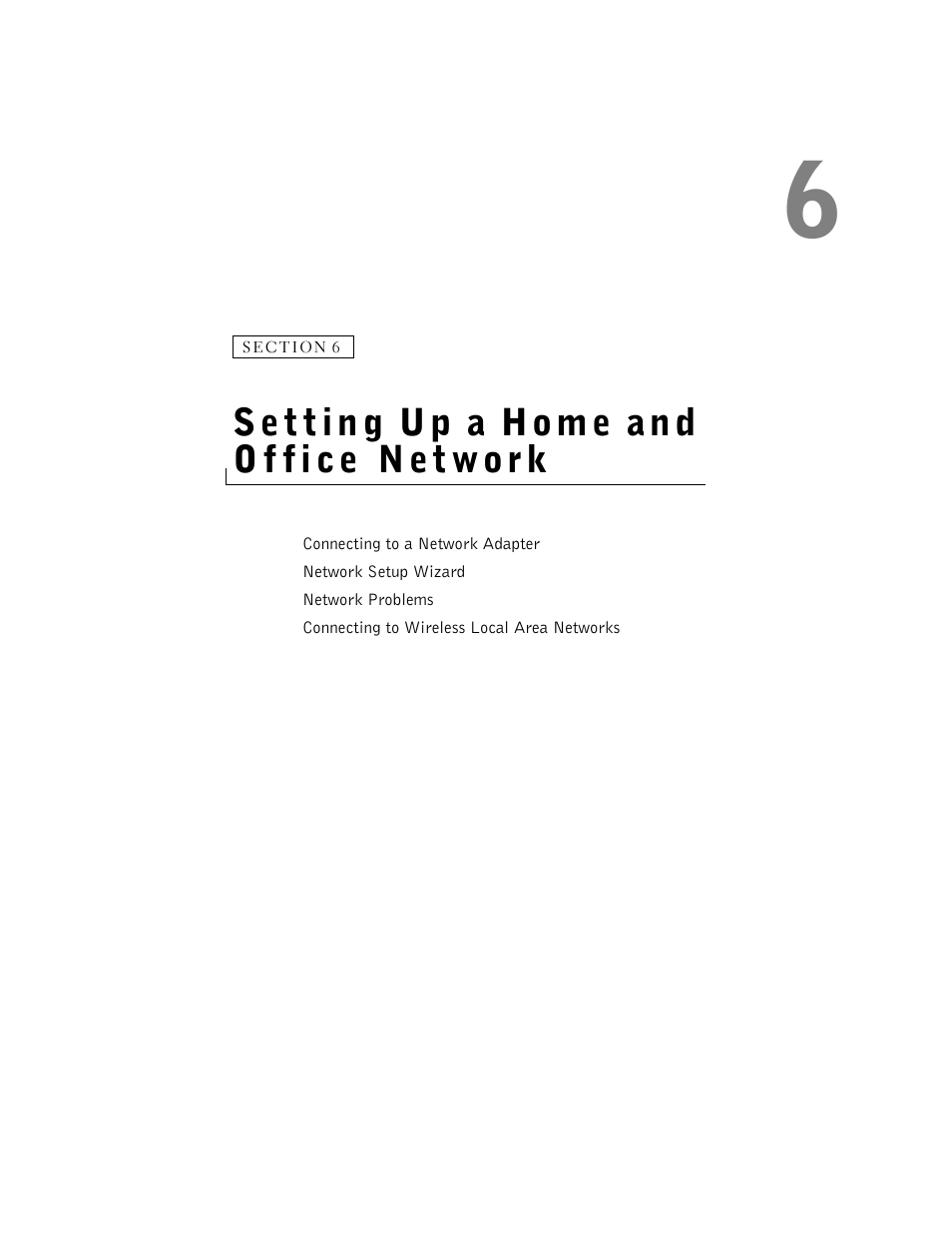 Setting up a home and office network, 6 setting up a home and office network | Dell Inspiron 8500 User Manual | Page 89 / 186