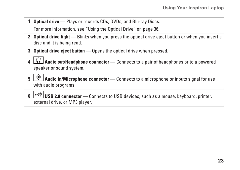 Dell Inspiron 14R (N4010, Early 2010) User Manual | Page 25 / 94