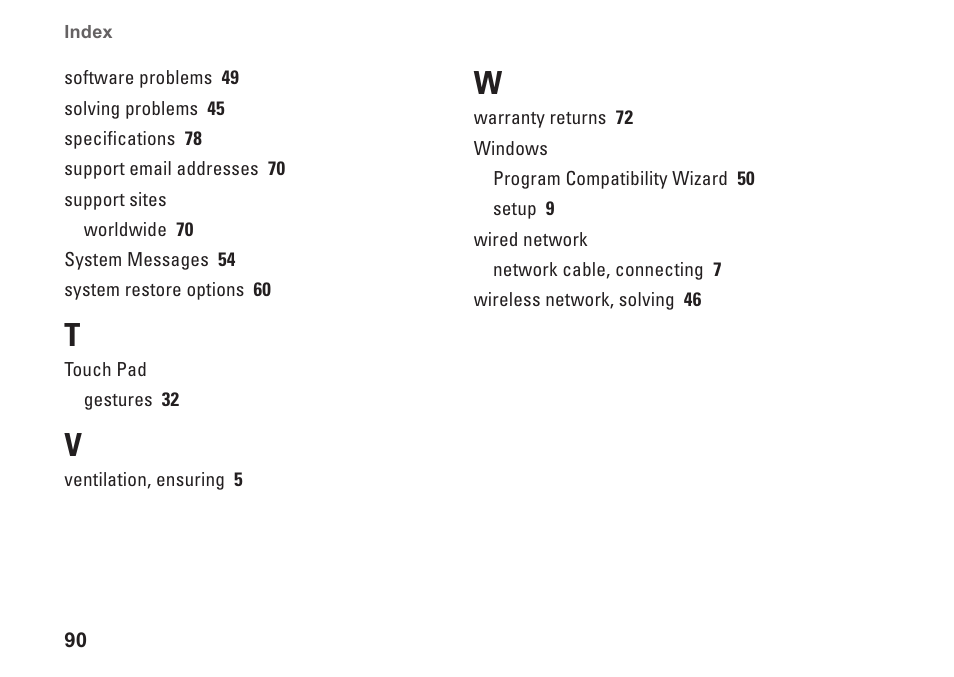 Dell Inspiron 14R (N4010, Early 2010) User Manual | Page 92 / 94