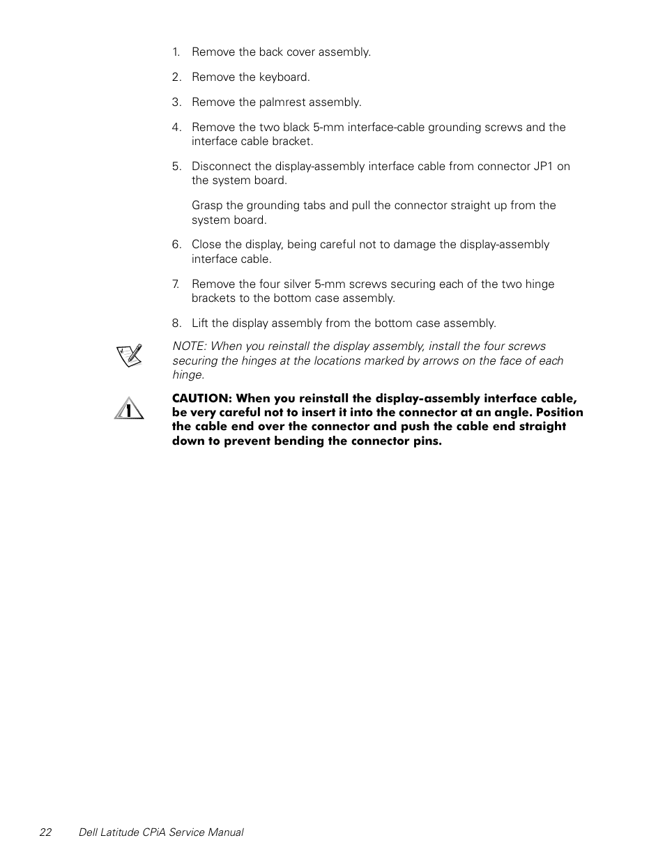 Dell Latitude CPi A User Manual | Page 30 / 50