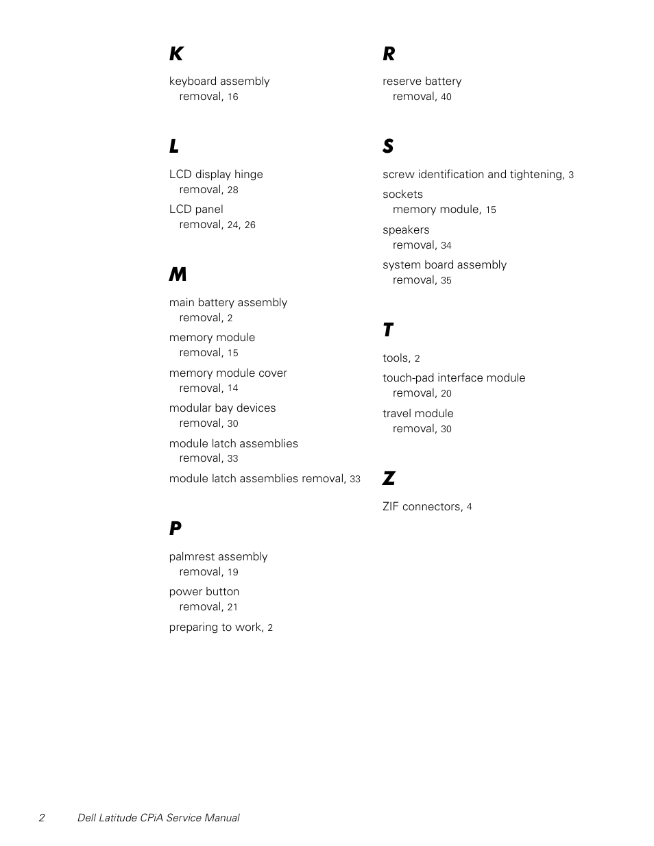 Dell Latitude CPi A User Manual | Page 50 / 50