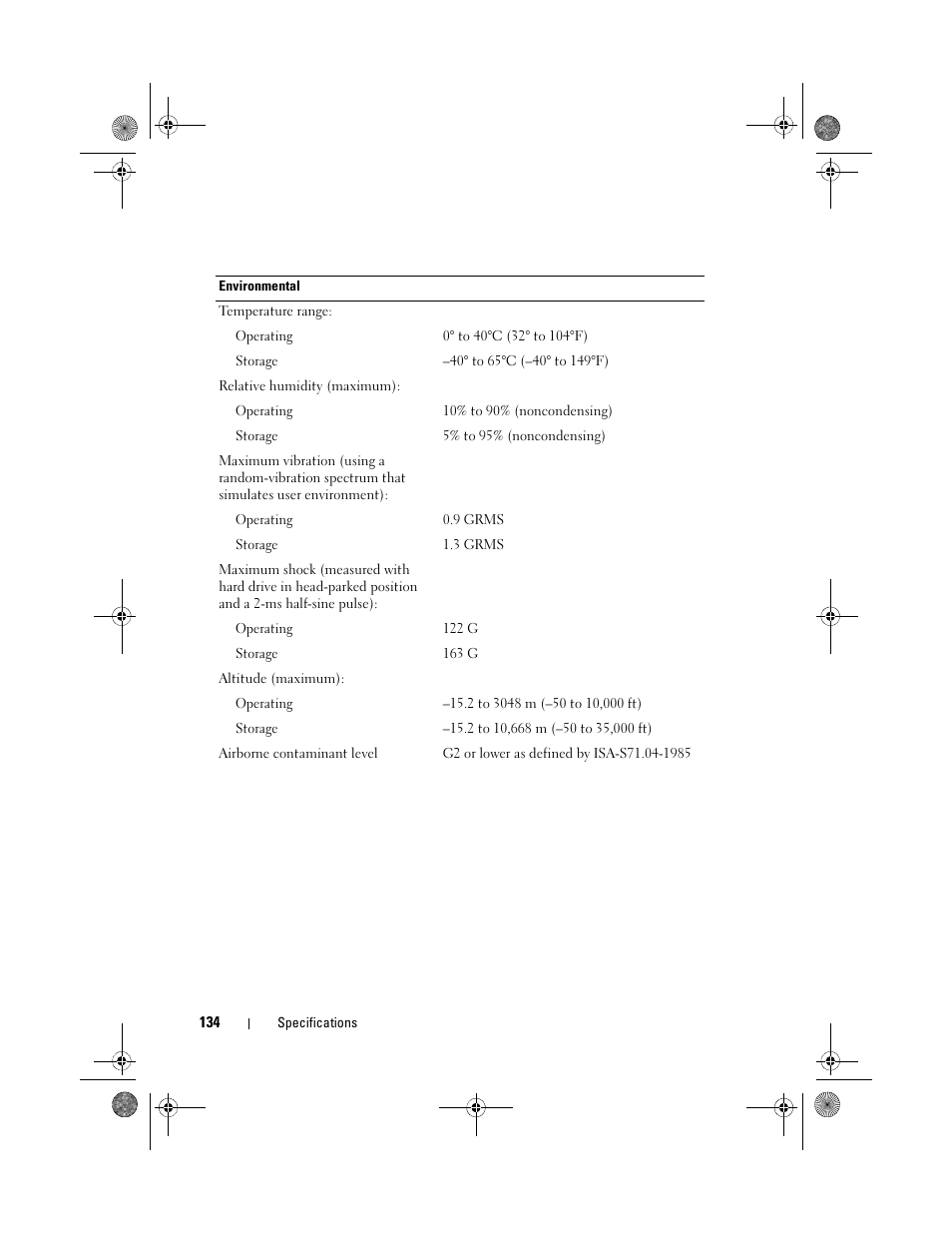 Dell XPS 630i (Early 2008) User Manual | Page 134 / 168