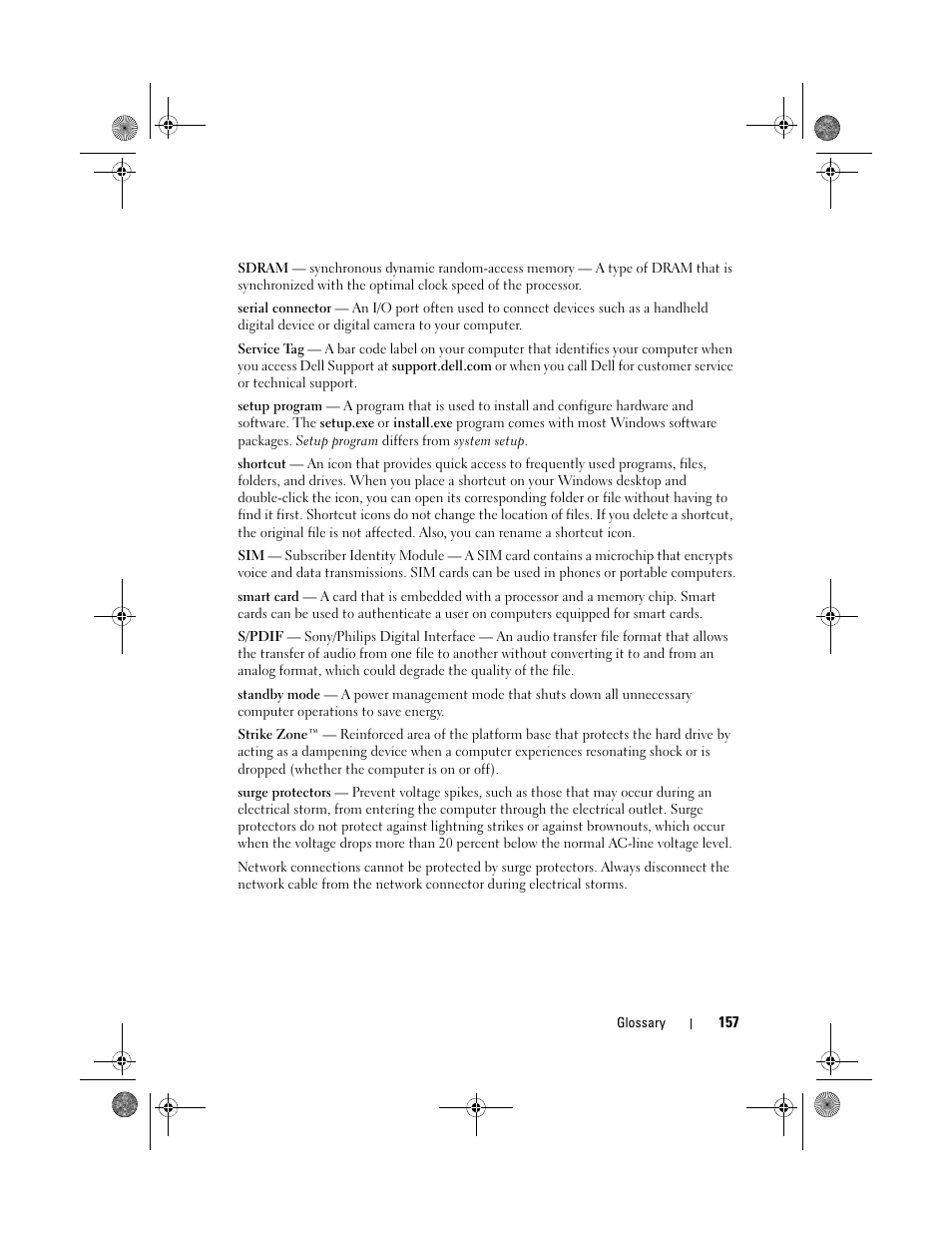 Dell XPS 630i (Early 2008) User Manual | Page 157 / 168