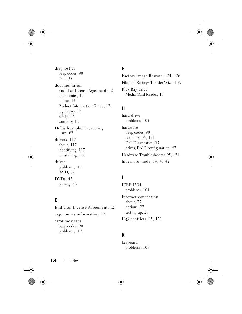 Dell XPS 630i (Early 2008) User Manual | Page 164 / 168