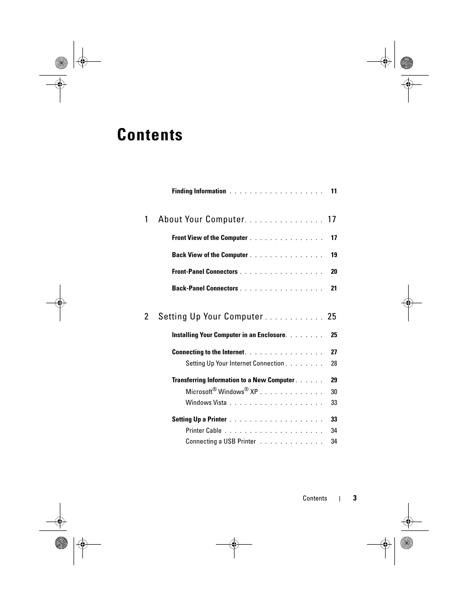 Dell XPS 630i (Early 2008) User Manual | Page 3 / 168