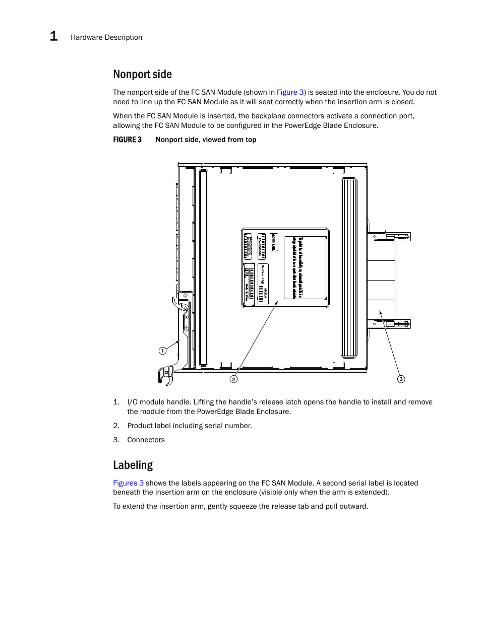 Nonport side, Labeling | Dell POWEREDGE M1000E User Manual | Page 12 / 42