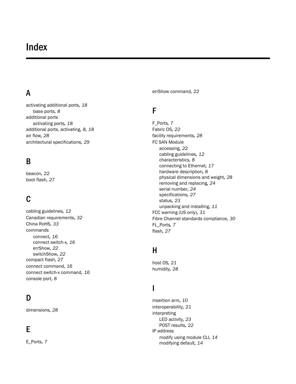 Index | Dell POWEREDGE M1000E User Manual | Page 39 / 42