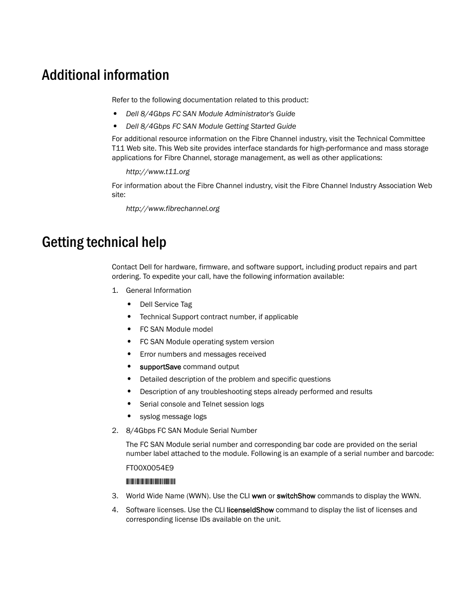 Additional information, Getting technical help | Dell POWEREDGE M1000E User Manual | Page 8 / 42