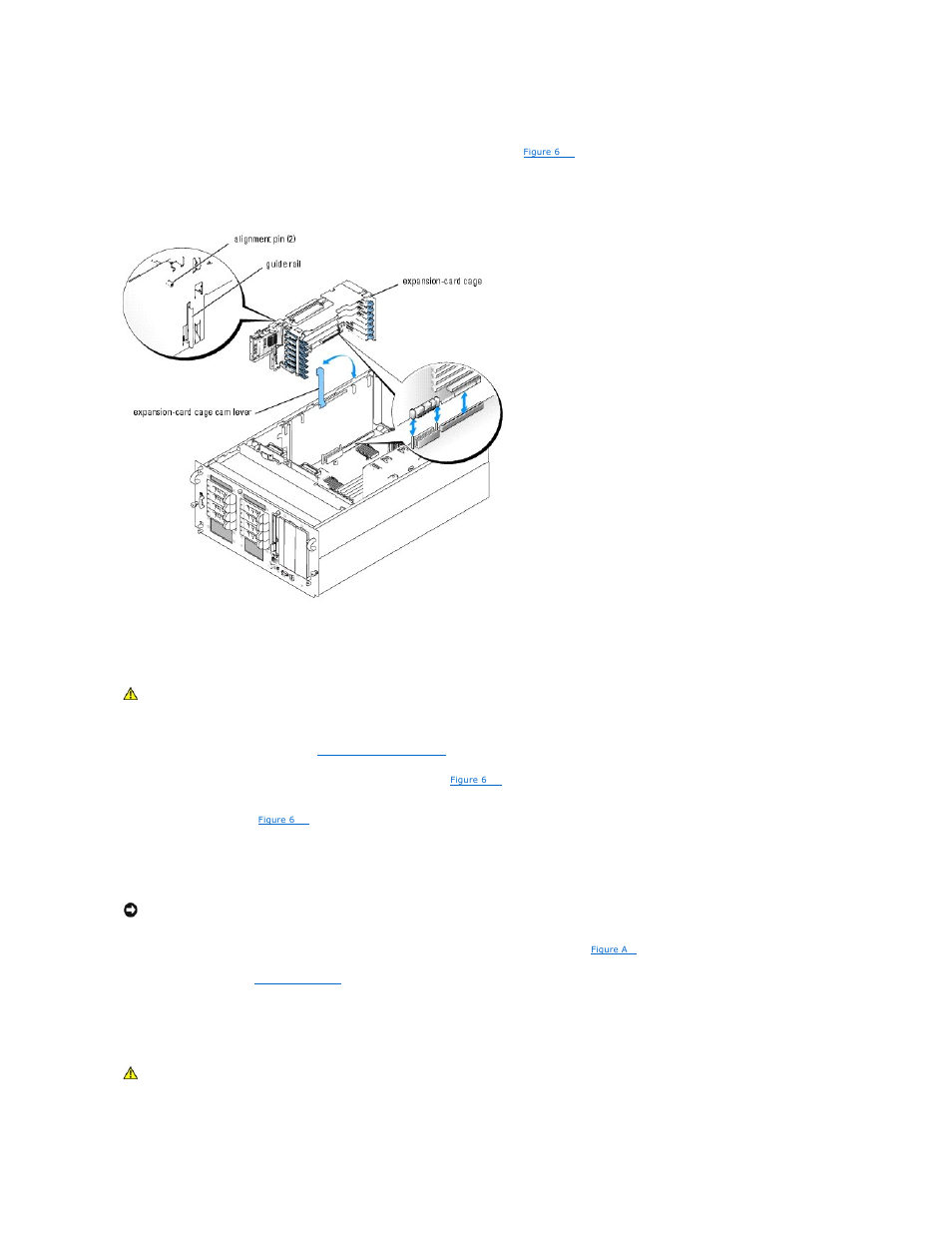 Installing the expansion-card cage, Installing an expansion card | Dell PowerEdge 2800 User Manual | Page 54 / 84