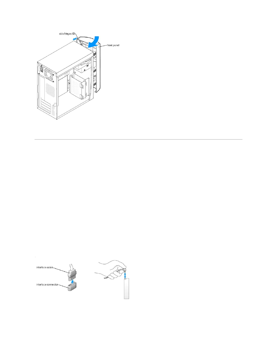 Drives, General installation guidelines, Connecting drive cables | Dell Dimension 4700 User Manual | Page 19 / 50
