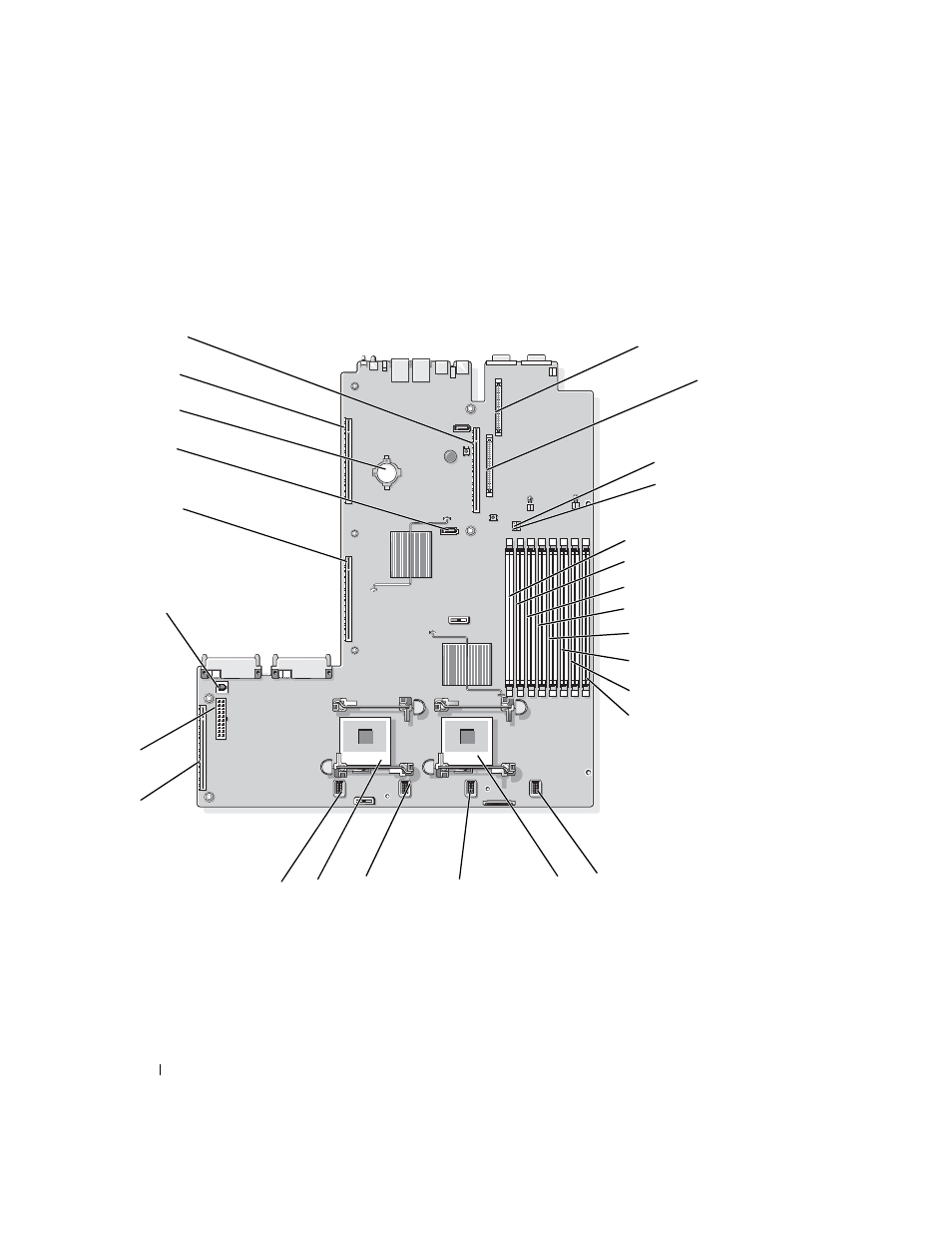 System board connectors, Figure 6-2 | Dell POWEREDGE 1950 User Manual | Page 118 / 160