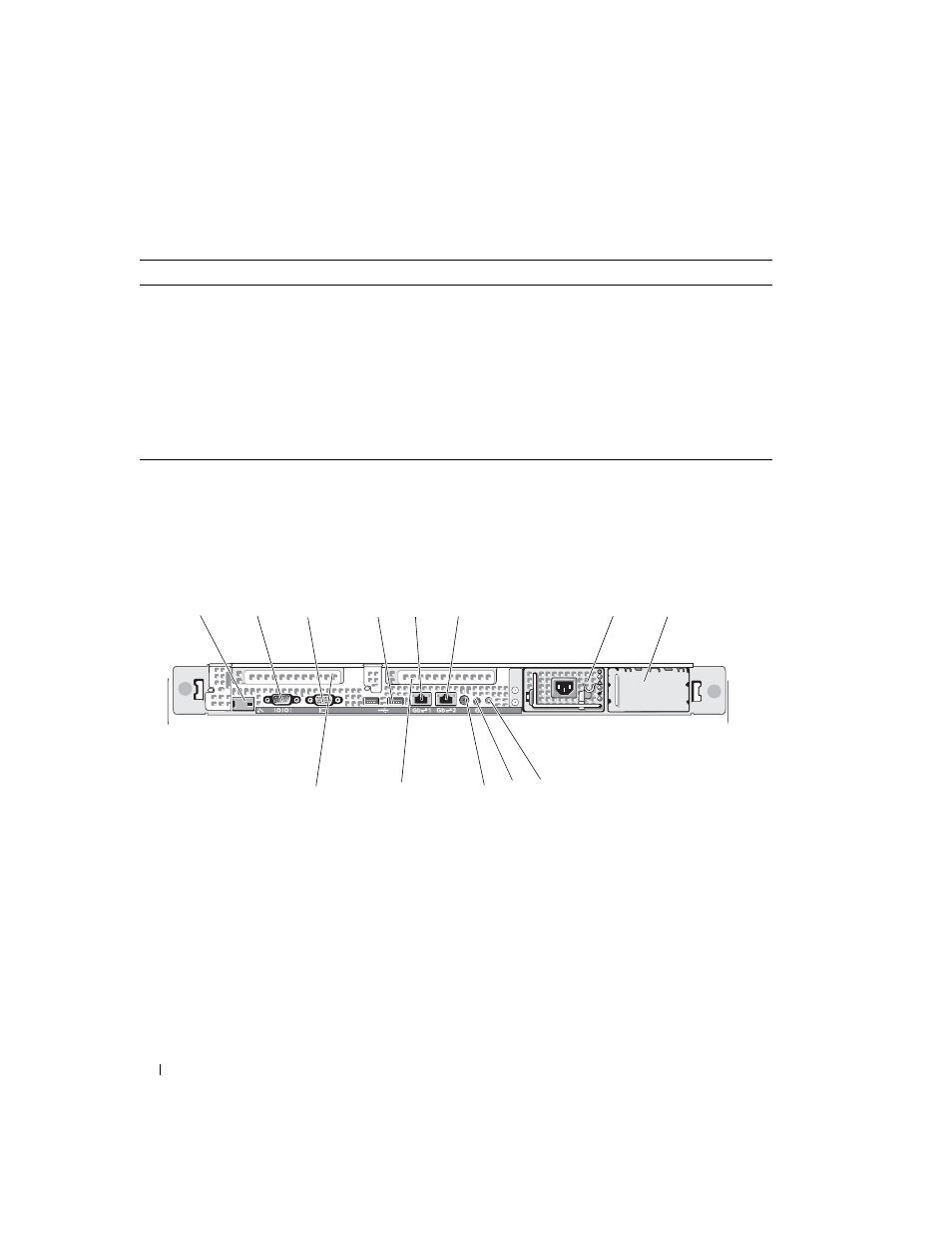 Back-panel features and indicators | Dell POWEREDGE 1950 User Manual | Page 14 / 160