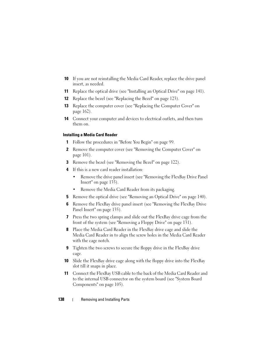 Dell Vostro 200 (Mid 2007) User Manual | Page 138 / 210