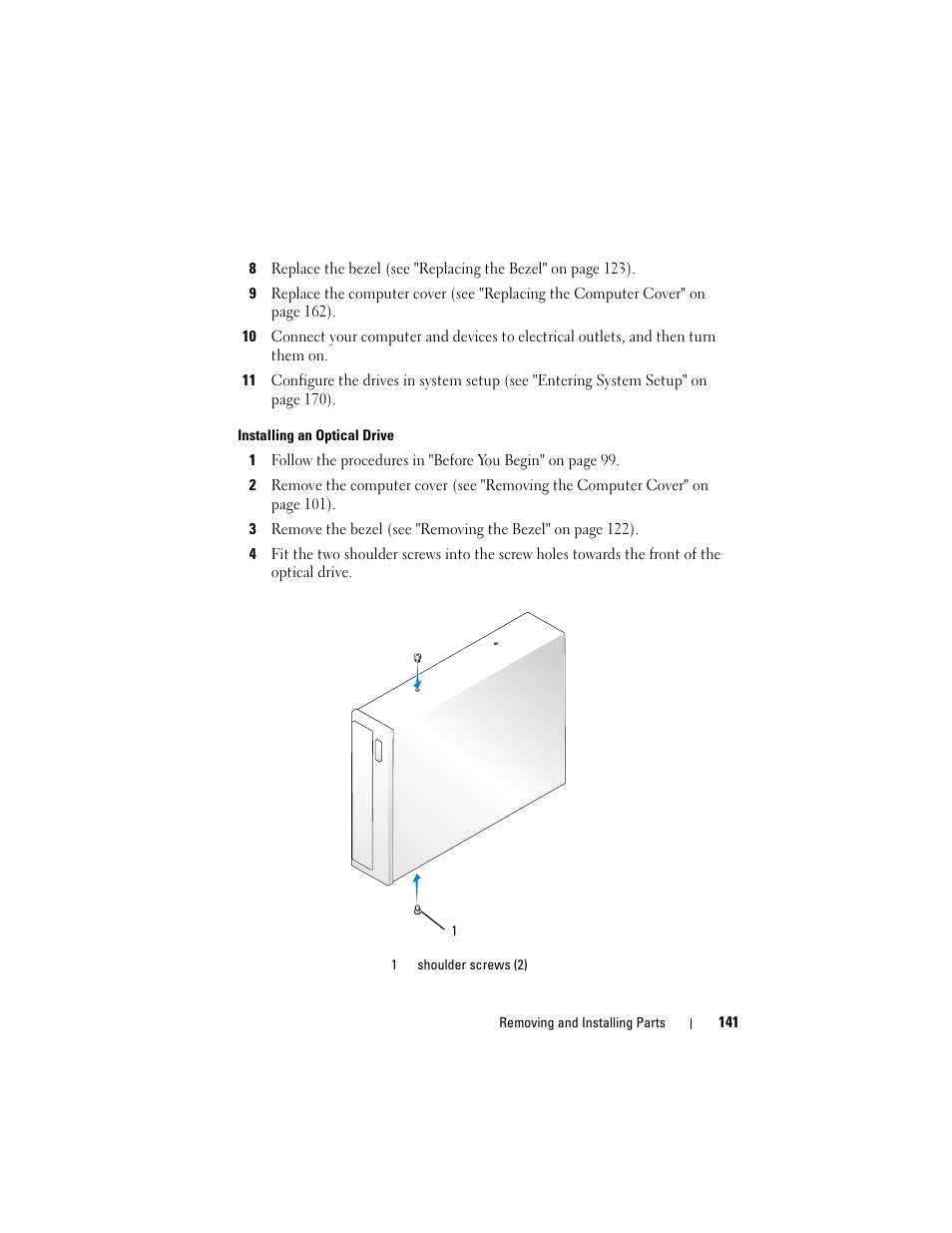 Dell Vostro 200 (Mid 2007) User Manual | Page 141 / 210