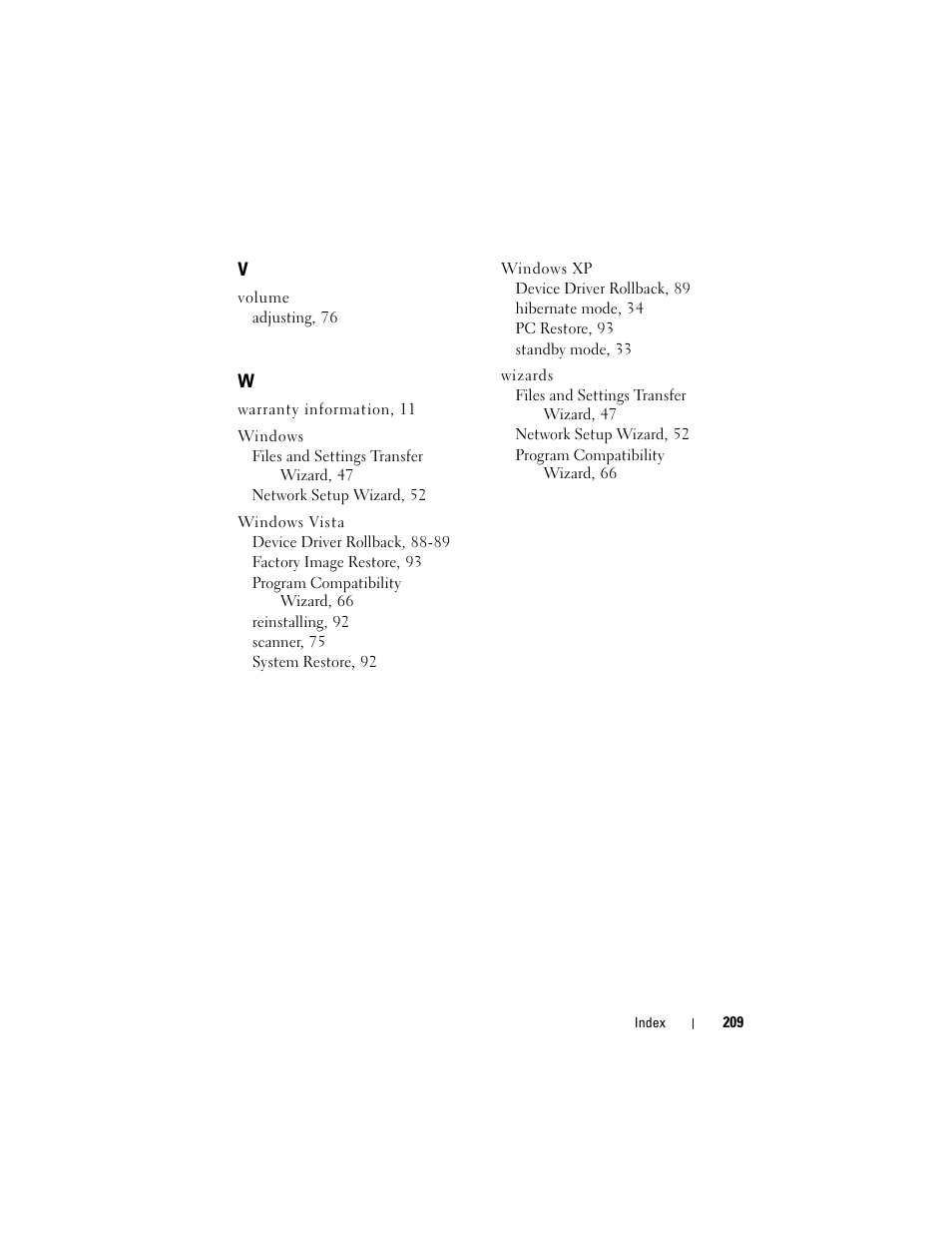 Dell Vostro 200 (Mid 2007) User Manual | Page 209 / 210