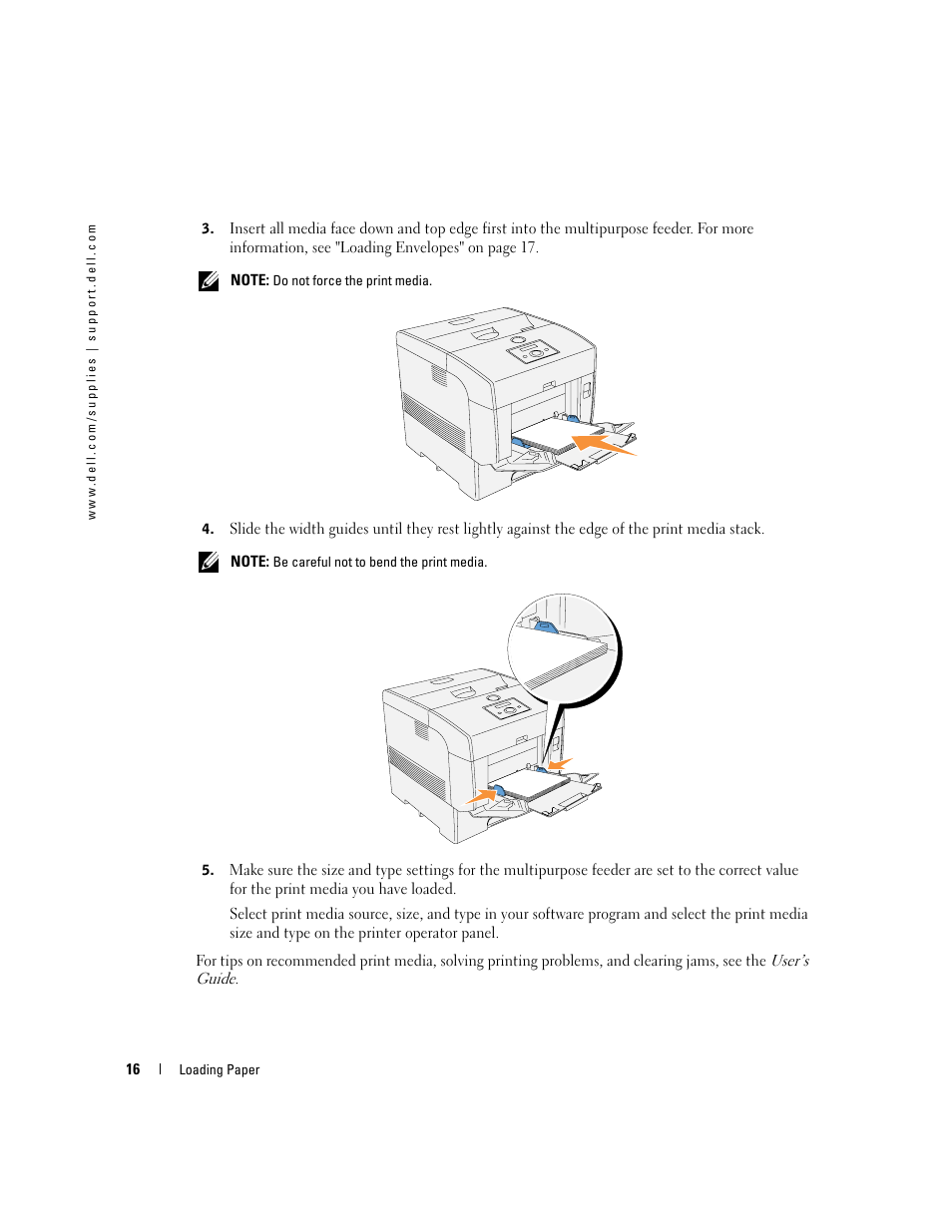 Dell 5100cn Color Laser Printer User Manual | Page 16 / 98