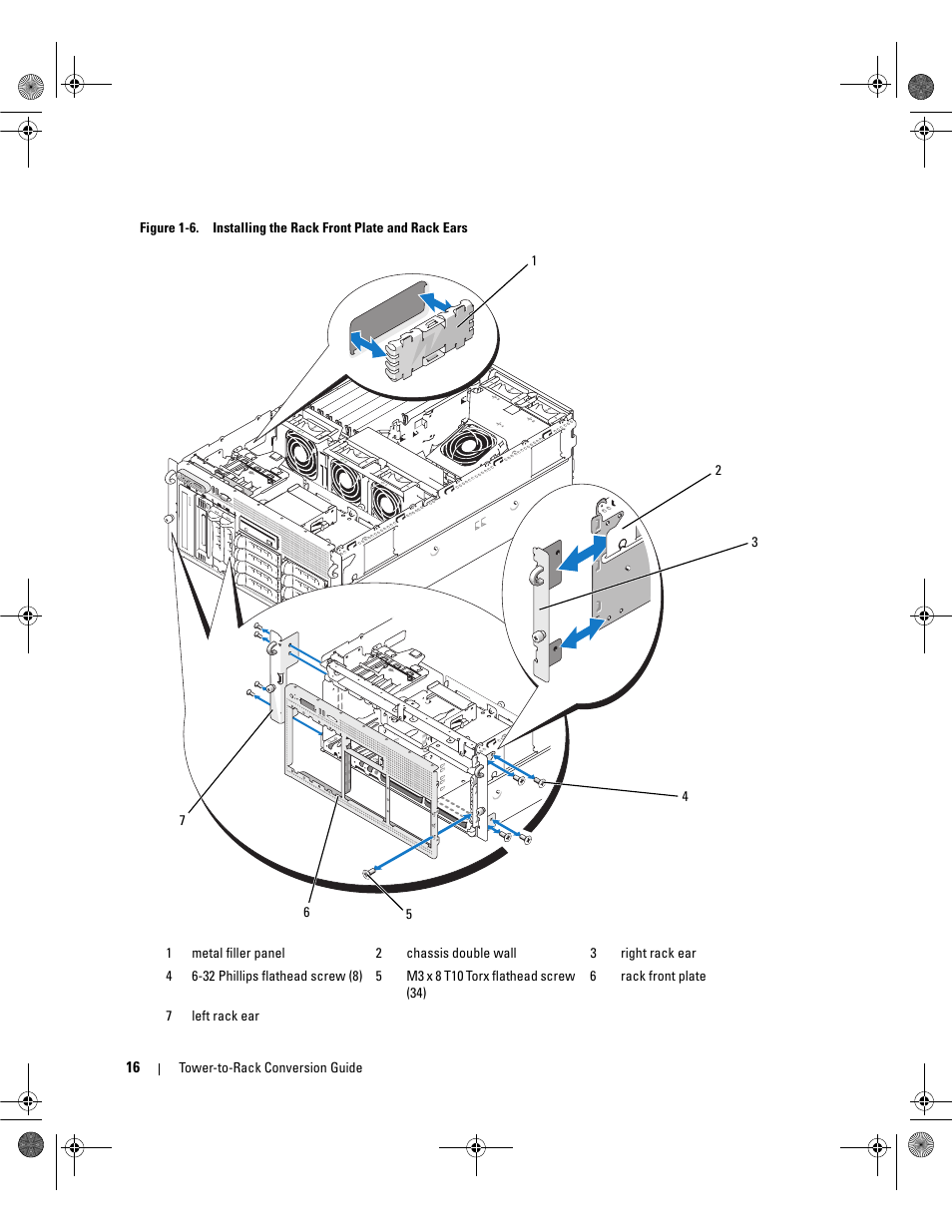 Figure 1-6, Double walls on the chassis. see figure 1-6, Ws. see figure 1-6 | Dell PowerEdge 2900 User Manual | Page 18 / 26