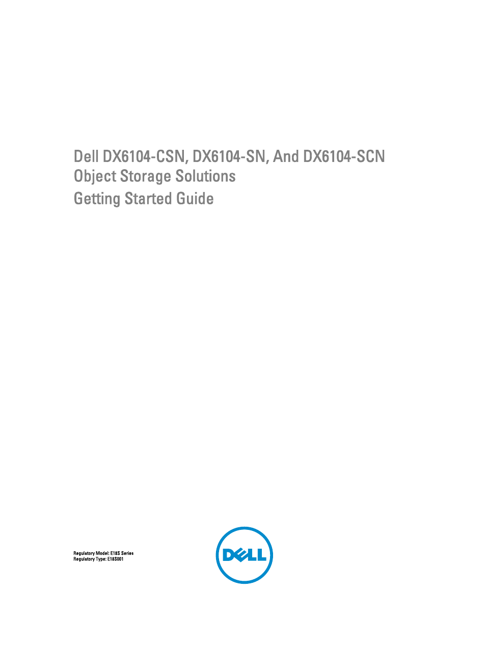 Dell PowerVault DX6104 User Manual | 9 pages