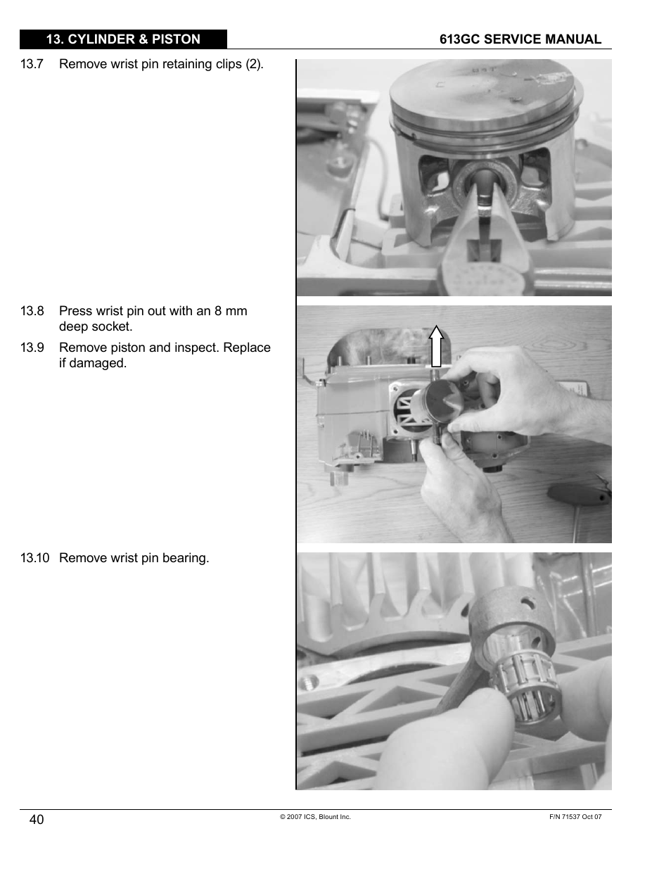 Blount ICS 613GC User Manual | Page 42 / 84