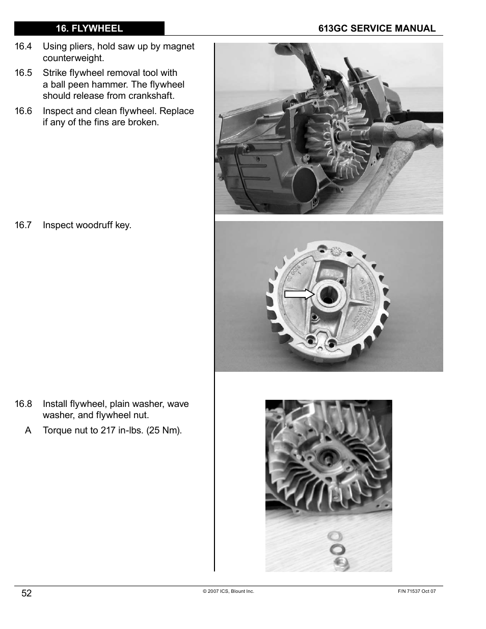 Blount ICS 613GC User Manual | Page 54 / 84