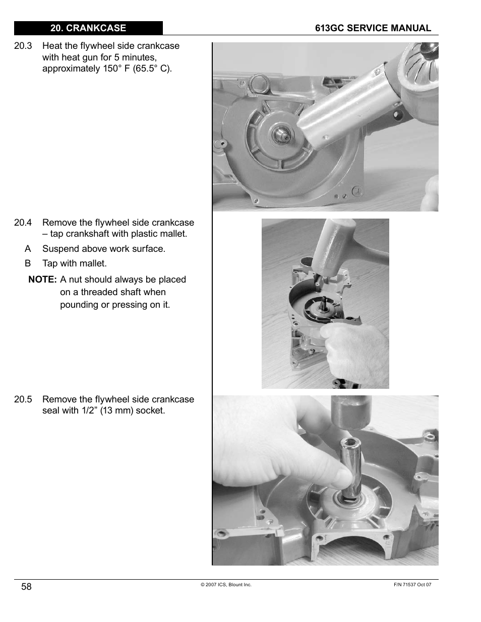 Blount ICS 613GC User Manual | Page 60 / 84