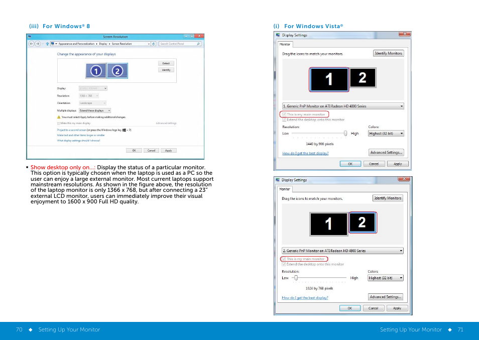 Dell P2014H Monitor User Manual | Page 36 / 38