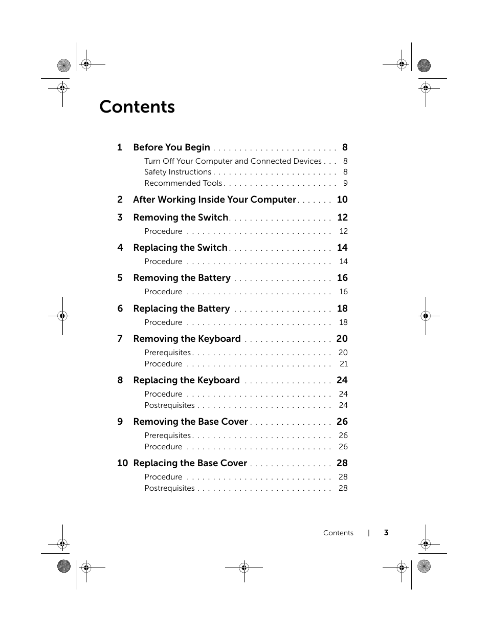 Dell Inspiron 14R (5420, Mid 2012) User Manual | Page 3 / 110