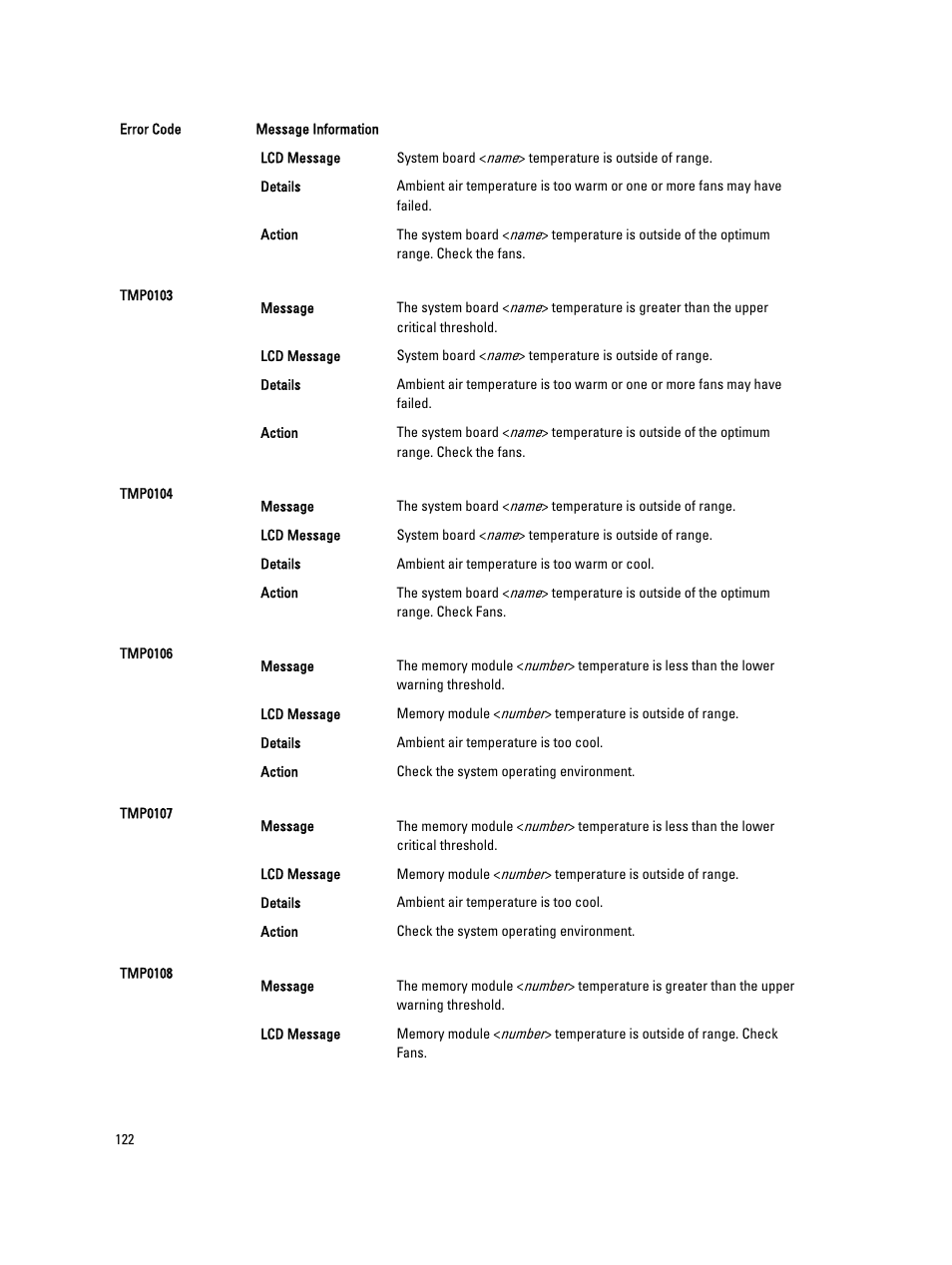 Dell PowerEdge M520 (for PE VRTX) User Manual | Page 122 / 139