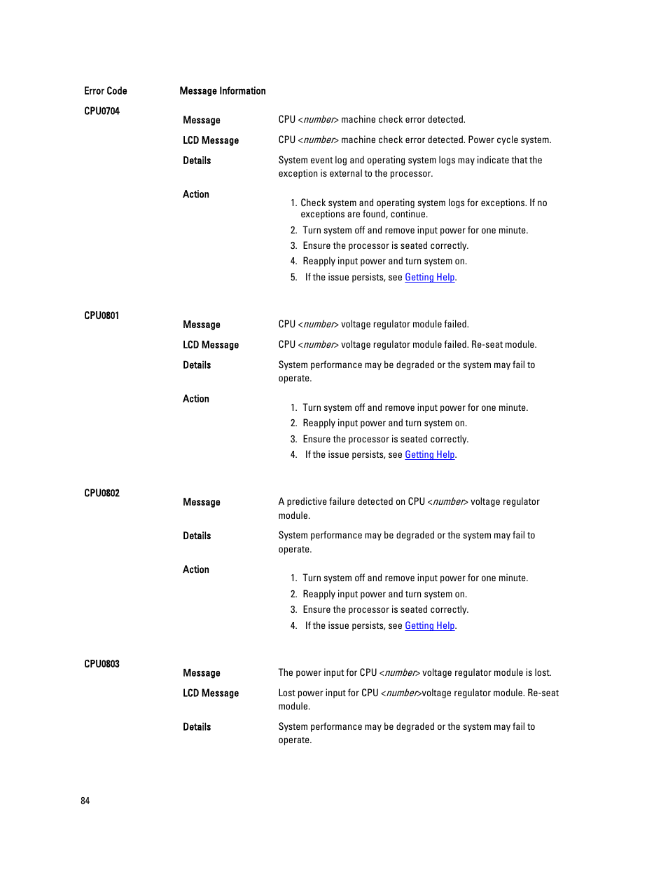 Dell PowerEdge M520 (for PE VRTX) User Manual | Page 84 / 139