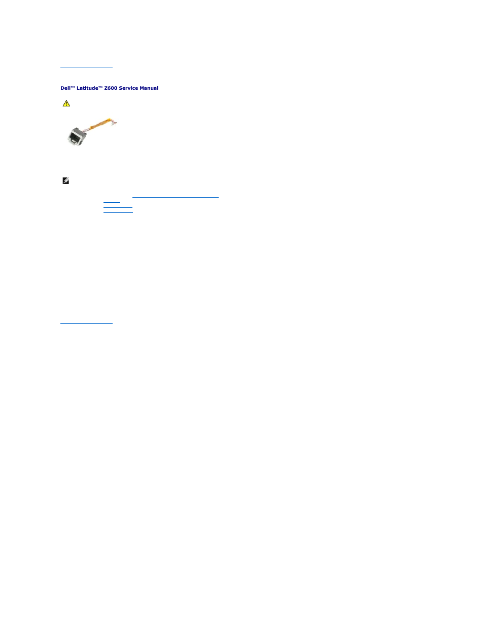 Network connector, Removing the network connector, Replacing the network connector | Dell Latitude Z (Late 2009) User Manual | Page 24 / 37