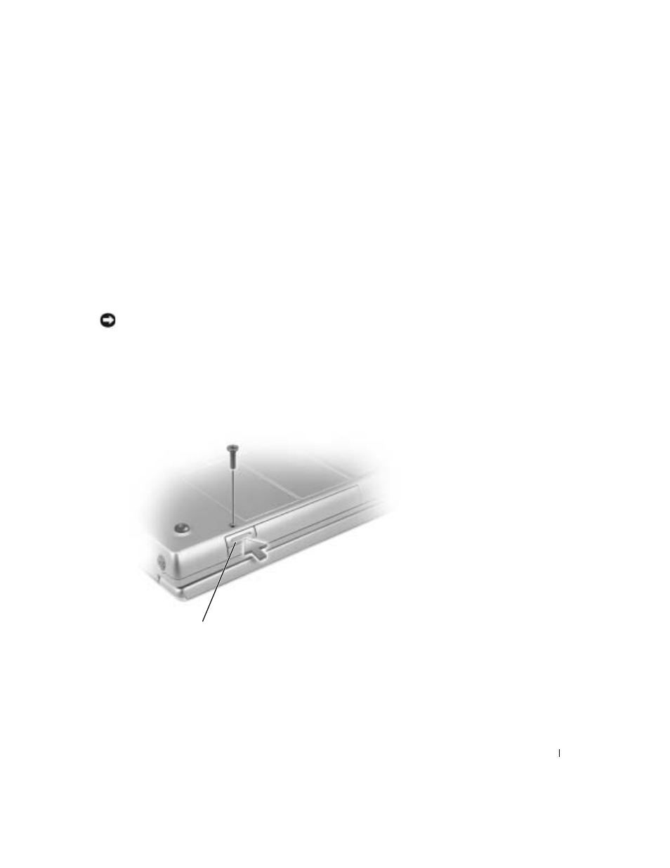 If the device screw is installed | Dell Inspiron 8600 User Manual | Page 57 / 174