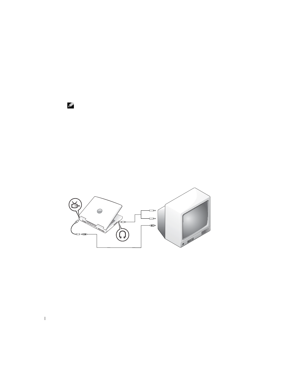 S-video and standard audio | Dell Inspiron 8600 User Manual | Page 74 / 174