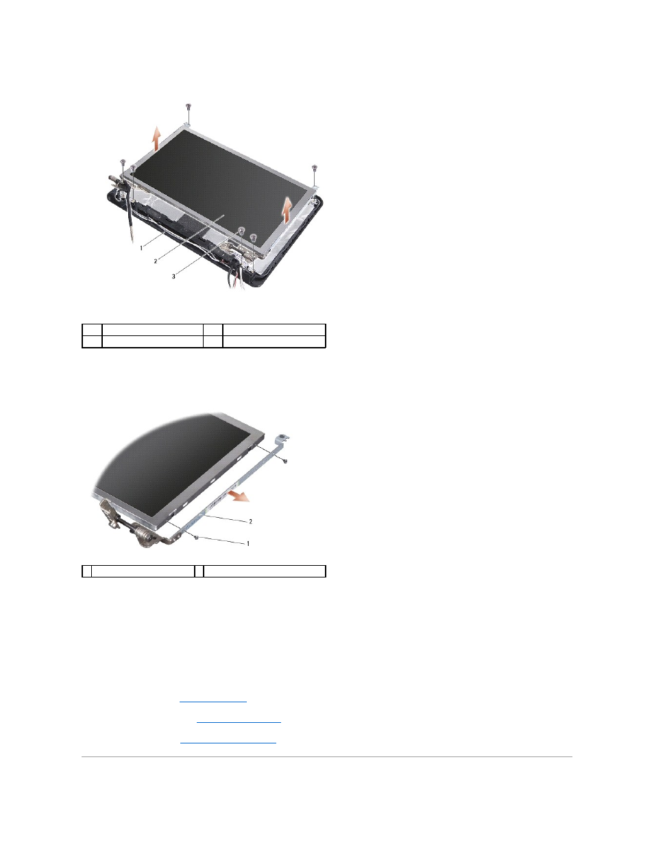 Replacing the display panel | Dell Inspiron Mini 9 (910, Late 2008) User Manual | Page 16 / 38