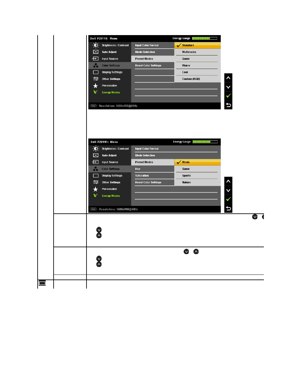 Dell P2011H Monitor User Manual | Page 25 / 37