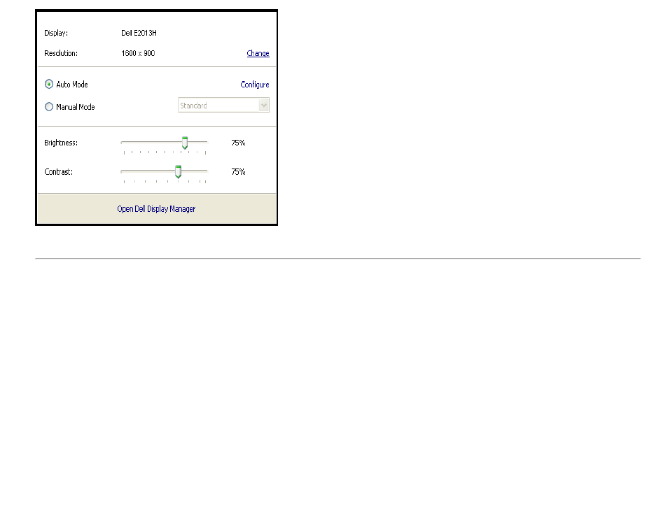 Setting basic display functions | Dell E2013H Monitor User Manual | Page 2 / 5