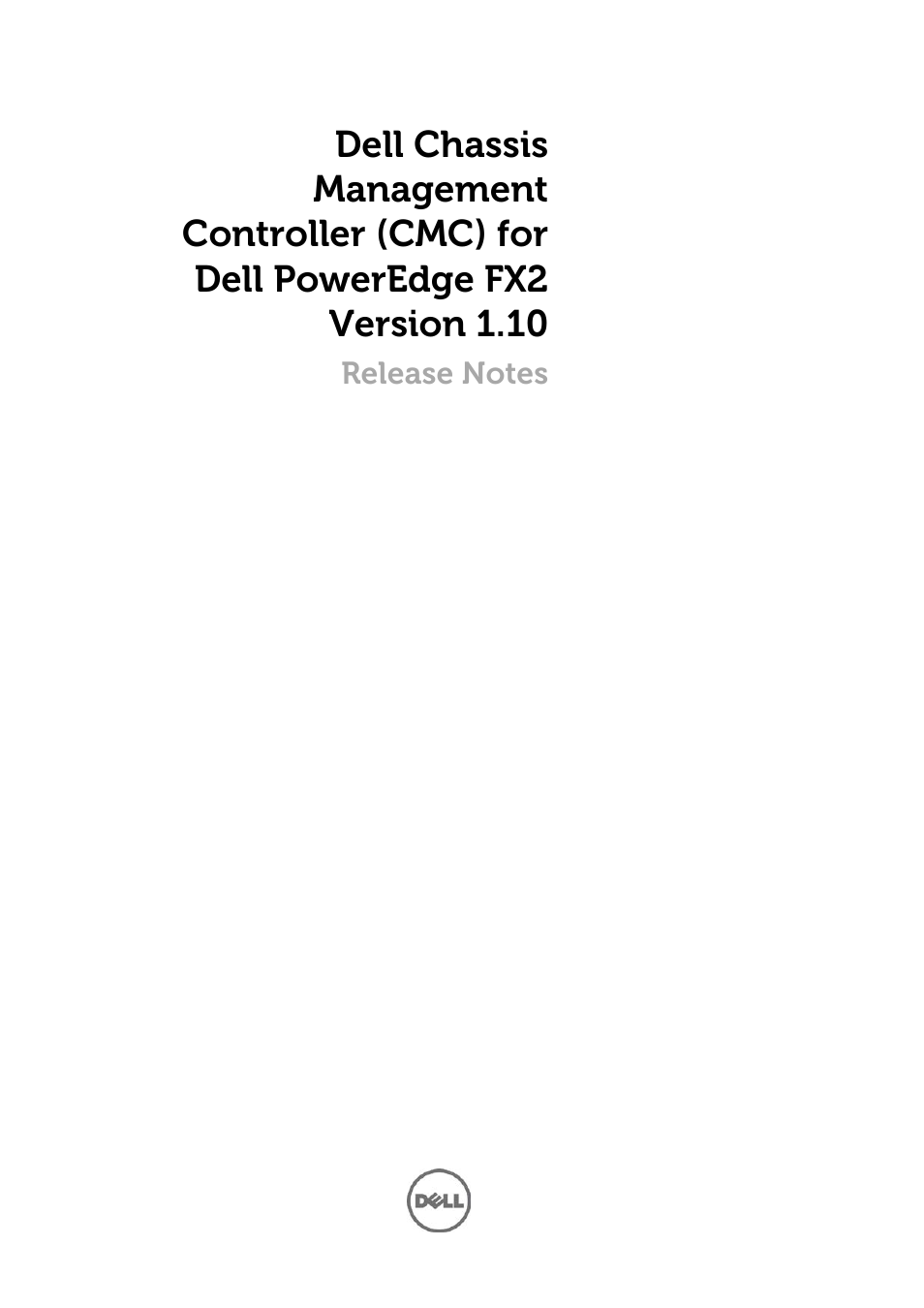 Dell PowerEdge FX2/FX2s User Manual | 5 pages