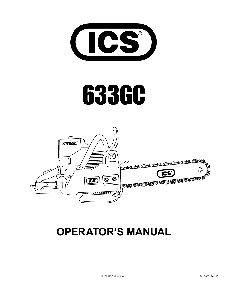 Blount 633GC User Manual | 28 pages