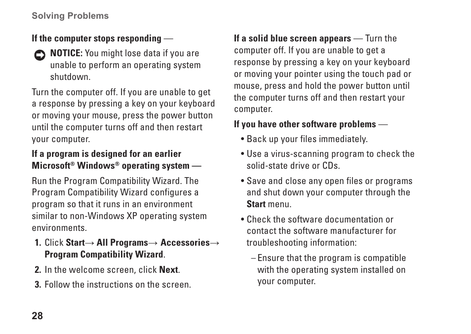 Dell Inspiron Mini 9 (910, Late 2008) User Manual | Page 30 / 66