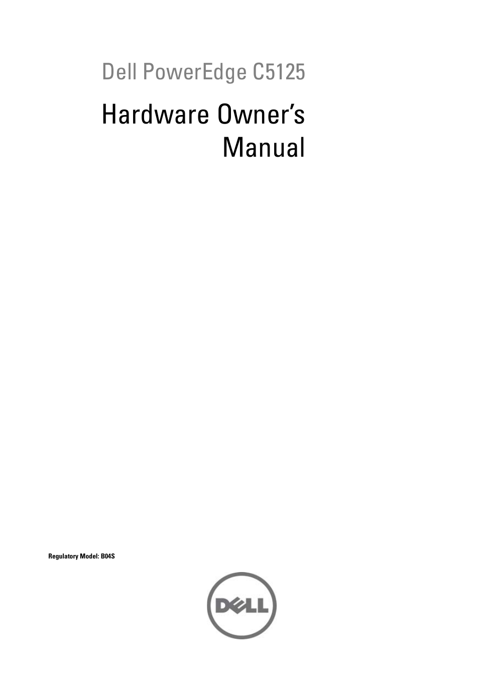 Dell PowerEdge C5125 User Manual | 100 pages