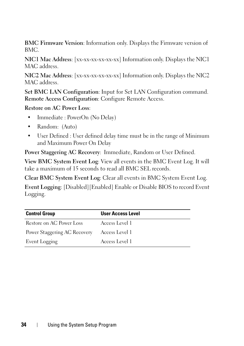 Dell PowerEdge C5125 User Manual | Page 34 / 100