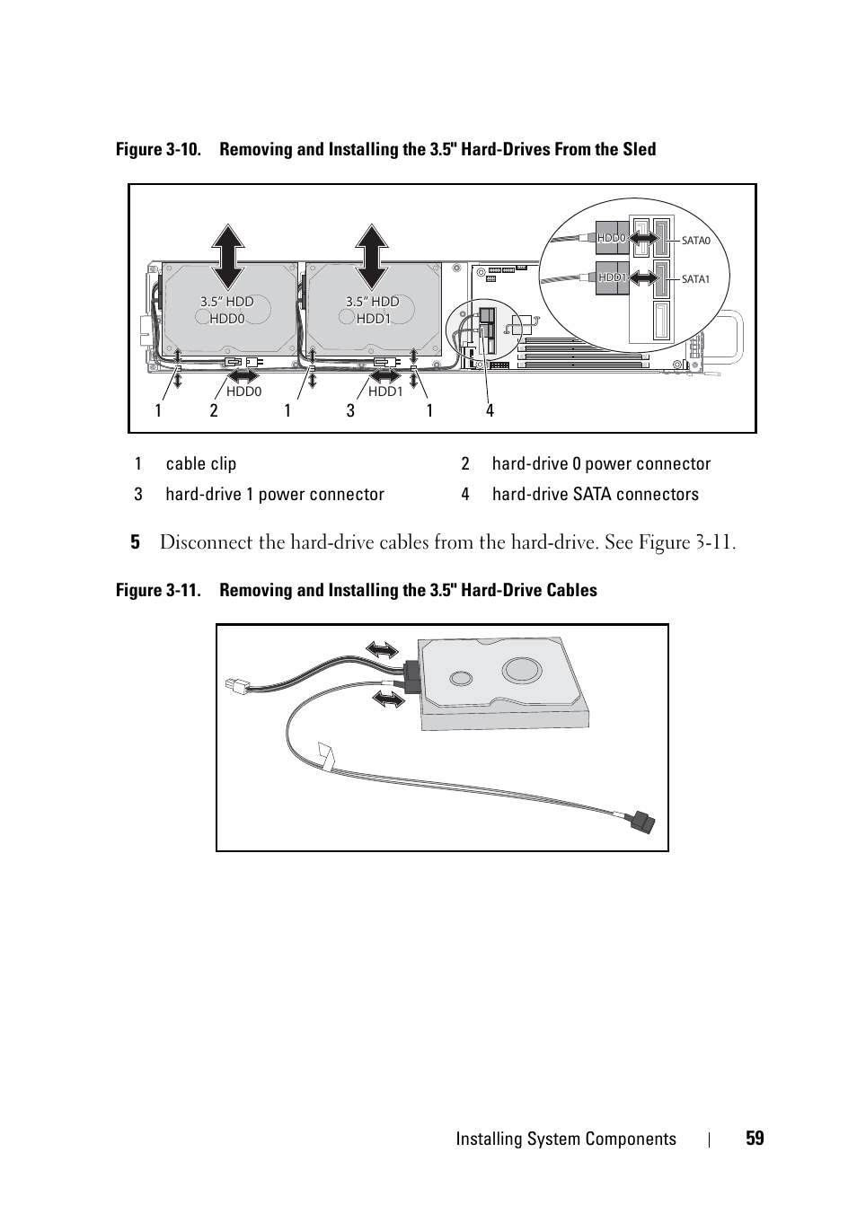 Figure 3-10, Installing system components | Dell PowerEdge C5125 User Manual | Page 59 / 100