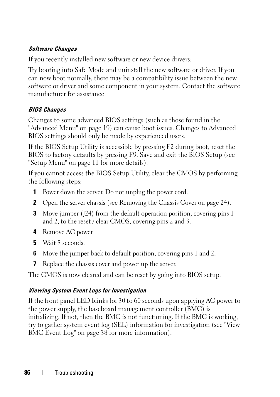 Dell PowerEdge C5125 User Manual | Page 86 / 100