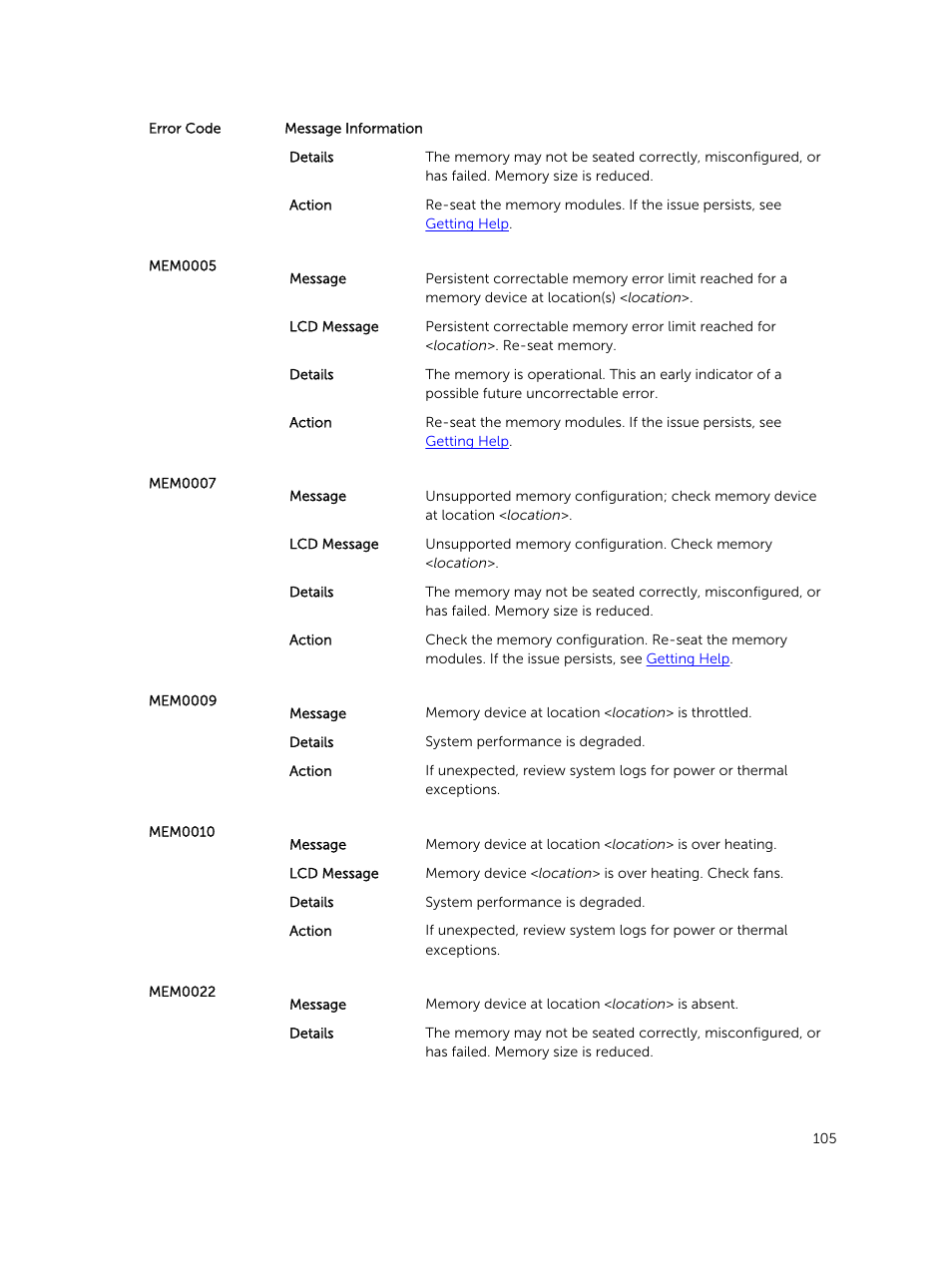 Dell PowerEdge M820 (for PE VRTX) User Manual | Page 105 / 154