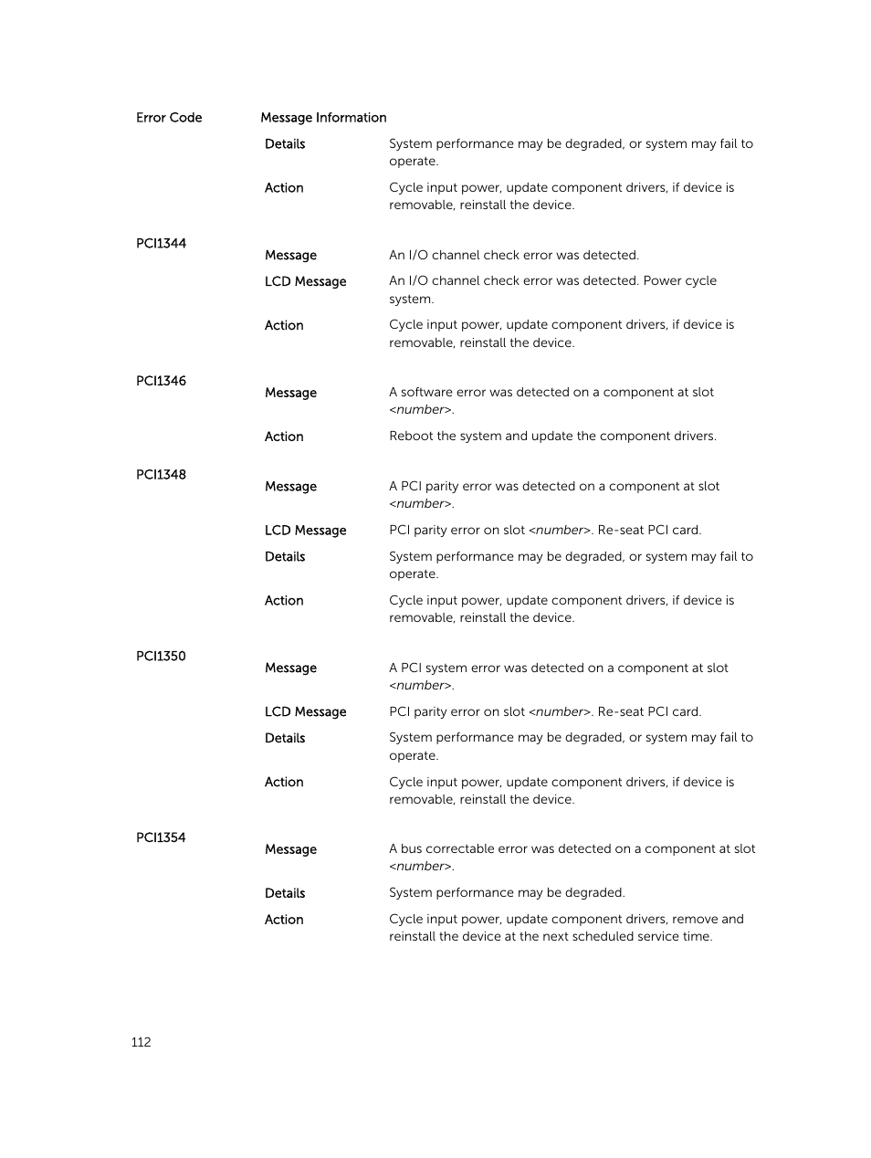 Dell PowerEdge M820 (for PE VRTX) User Manual | Page 112 / 154